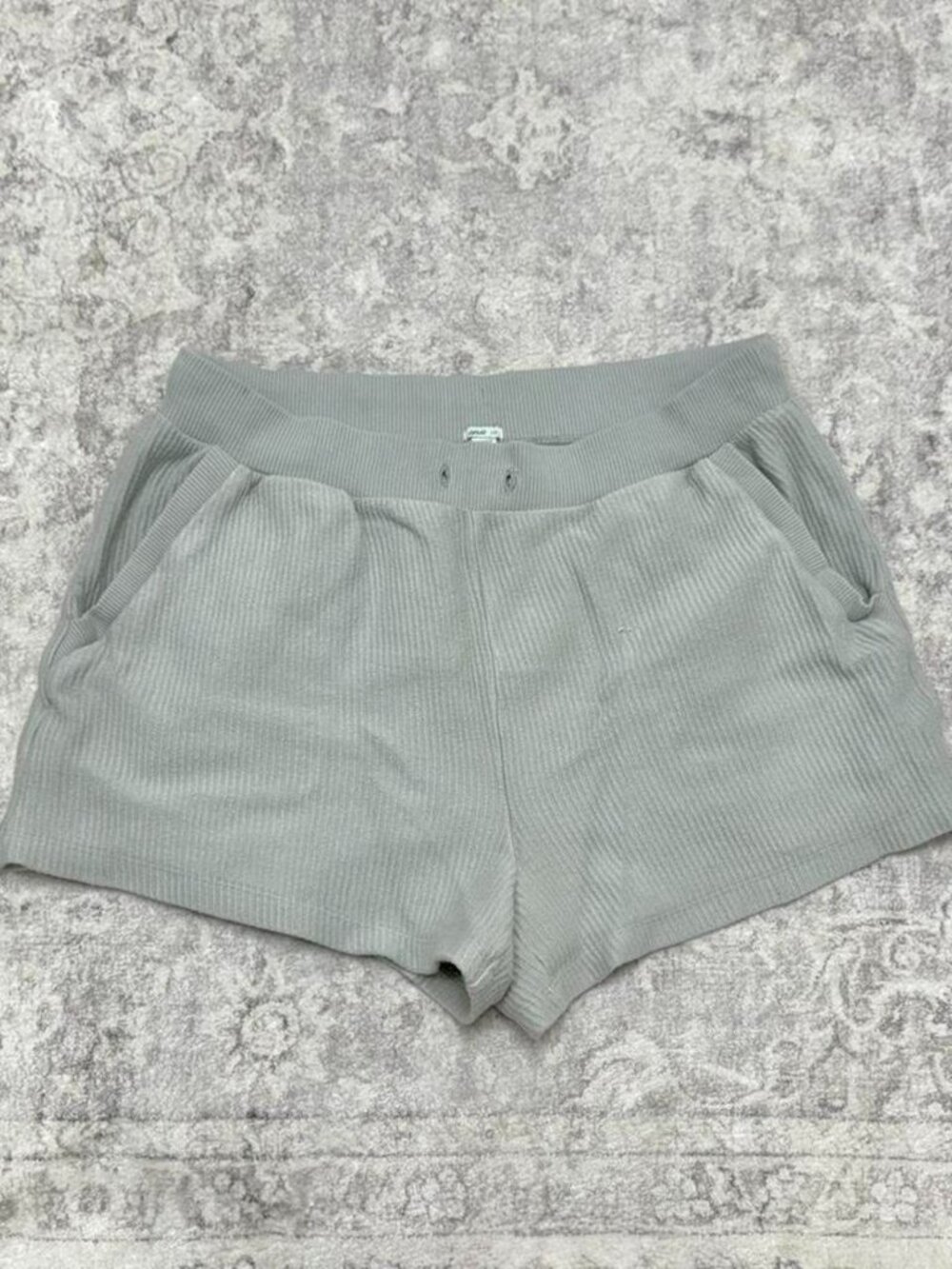 Aerie grey ribbed shorts